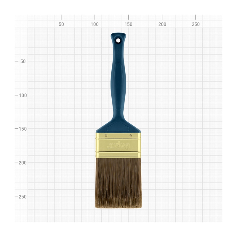 Кисть плоская ВАРЯГ 31244 Orel Dupont 70 мм