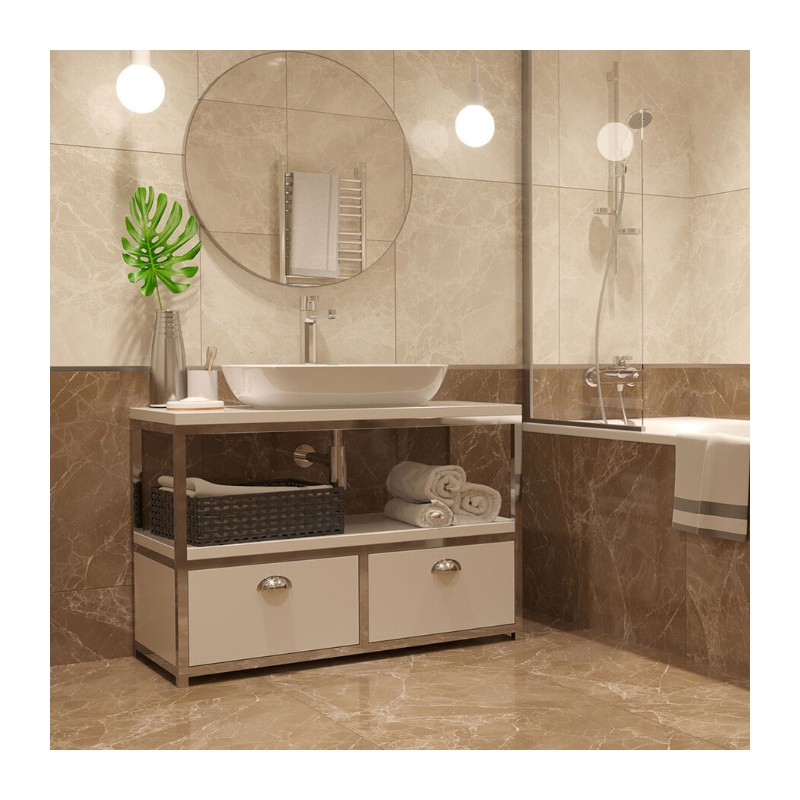 Керамогранит Grasaro Emotions, коричневый, 600х600х10 мм