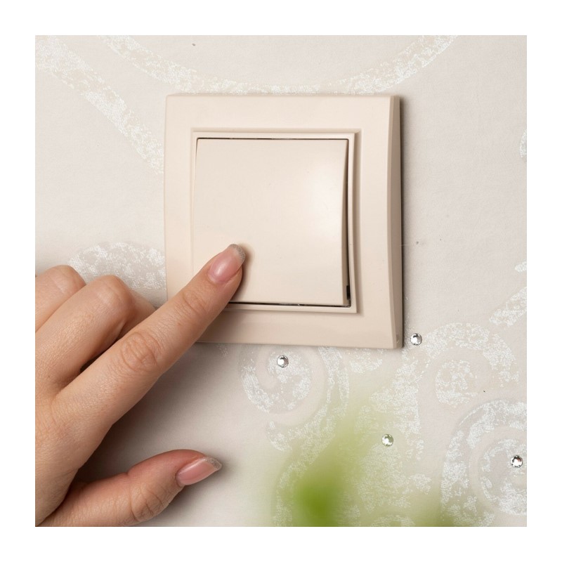 Выключатель с/у Минск ERV10-021-20, 1 клавиша, б/инд, бежевый