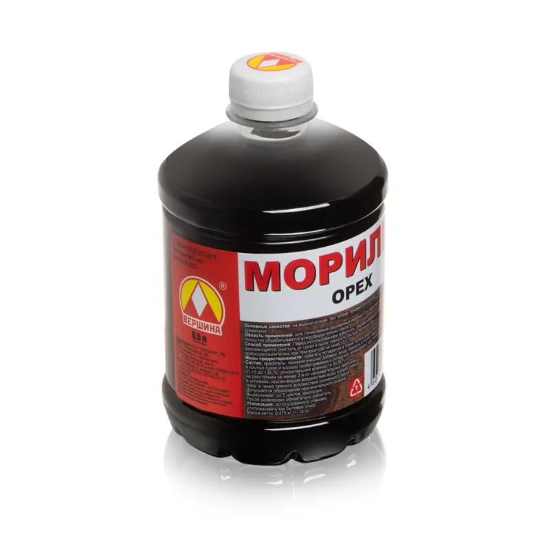 Морилка водная Вершина Орех (0,5 л)