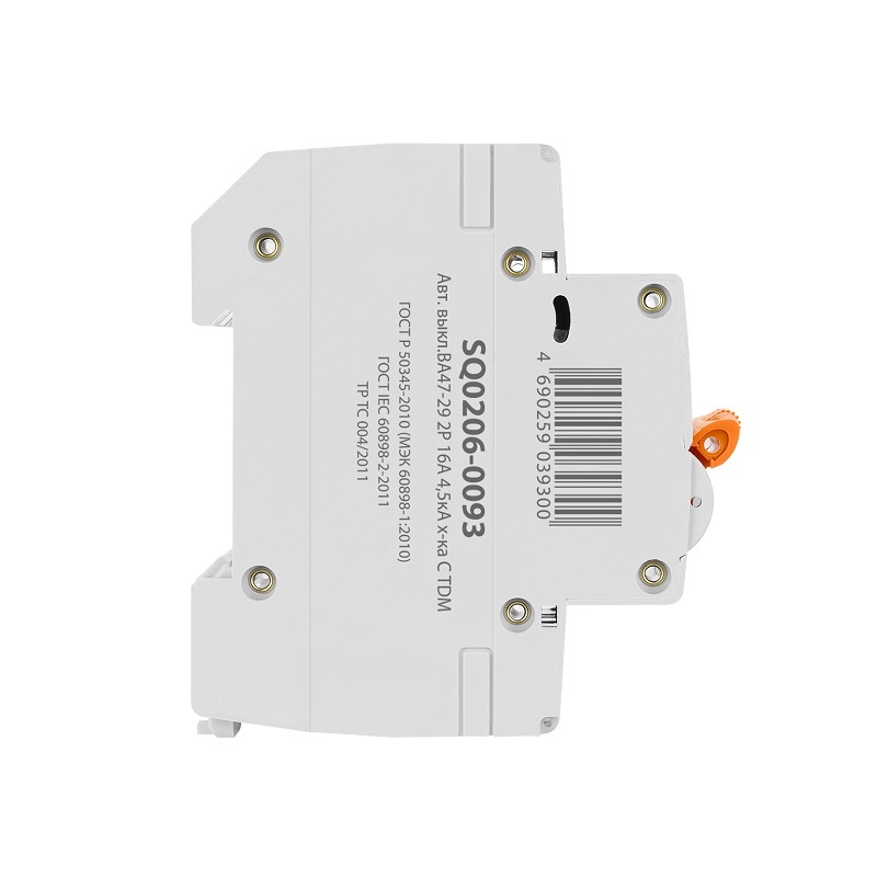 Выключатель автоматический TDM ВА 47-29, 4,5кА, С 16А, 2П