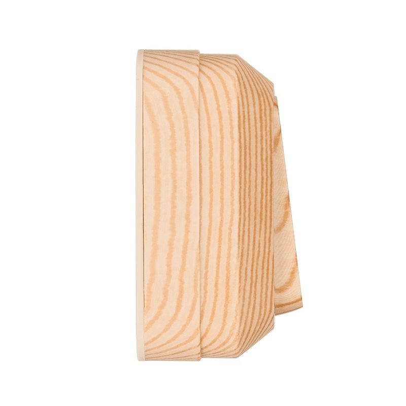 Выключатель о/у Ладога SQ1801-0044, 2 клавиши, б/инд, светлое дерево