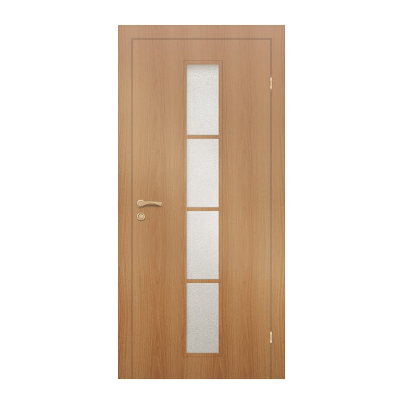 Полотно дверное Olovi, со стеклом, дуб, с/п, с/ф (L4 3D М8х21)