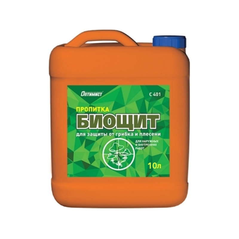 Пропитка для защиты от грибка и плесени Биощит Оптимист C401 (10 л)
