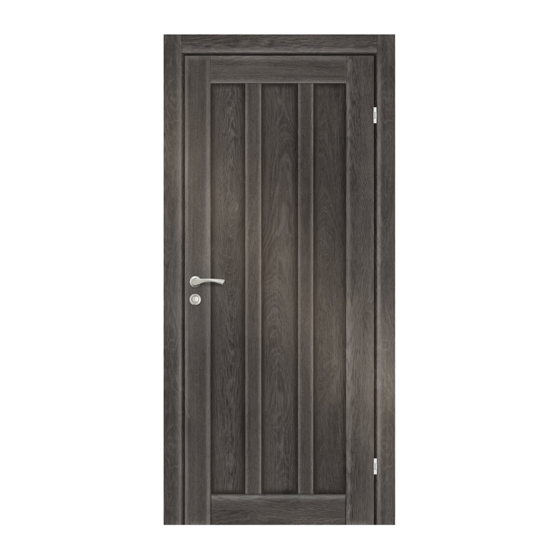 Полотно дверное Olovi Колорадо, глухое, дуб графит, б/п, б/ф (900х2000 мм)