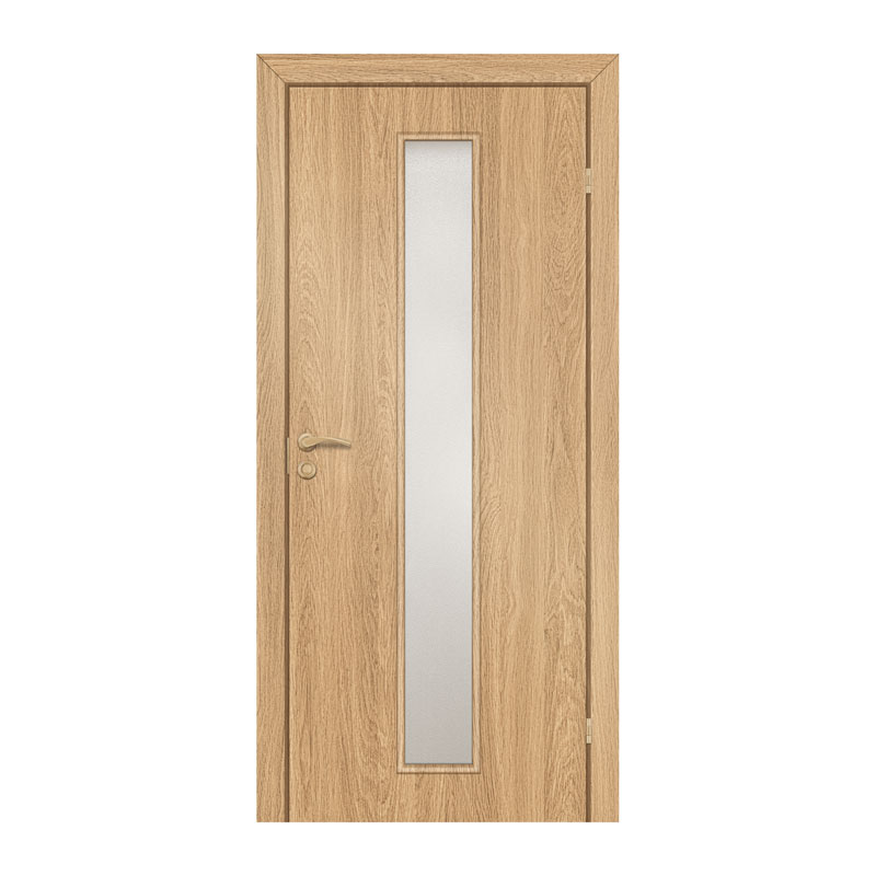 Полотно дверное Olovi, со стеклом, дуб классик, б/п, с/ф (L2 800х2000 мм)