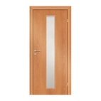 Полотно дверное Olovi, со cтеклом, миланский орех, б/п, с/ф (L2 900х2000 мм)