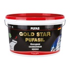Краска фасадная Pufas Gold Star Pufasil основа А силиконовая  мороз. (10 л)