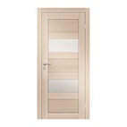 Полотно дверное Olovi Аризона 2, со стеклом, беленый дуб, с/п, с/ф (М8 720х2000 мм)