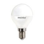 Лампа светодиодная Smartbuy LED E14, шар, 5Вт, 230В, 3000К, теплый свет