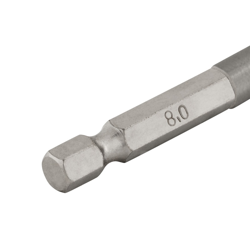 Сверло с шестигр.хв.по металлу Trigger 73480 Р6М5 8,0 мм