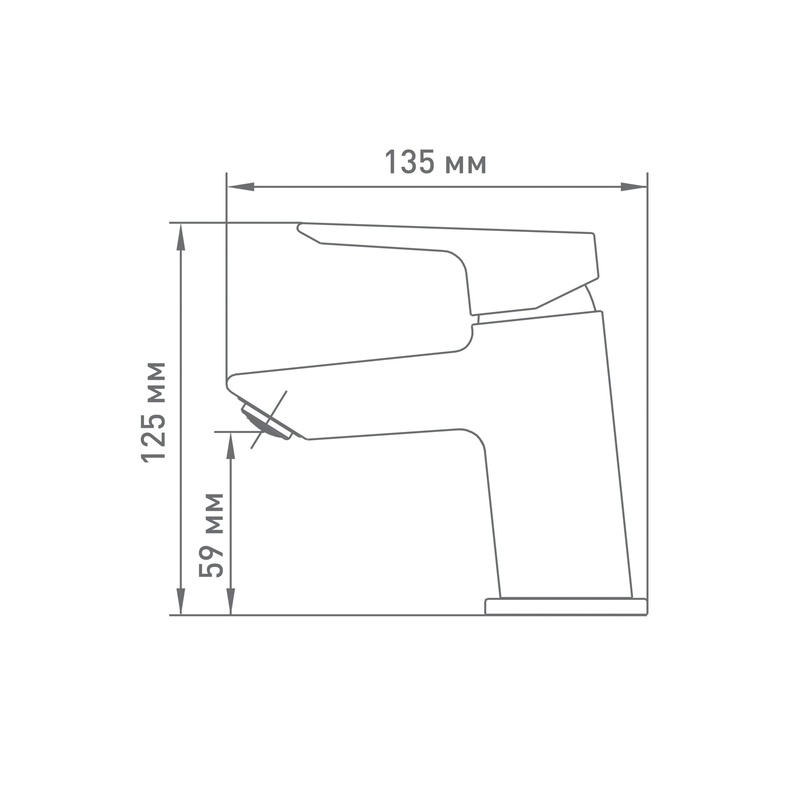 Смеситель для раковины Mix&Fix Tau 3203