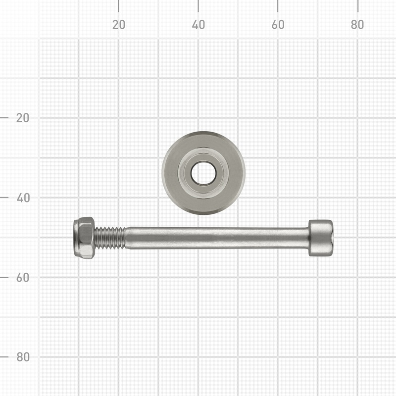 Запасной ролик Варяг 55185 для плиткореза 22х6х4,7 мм