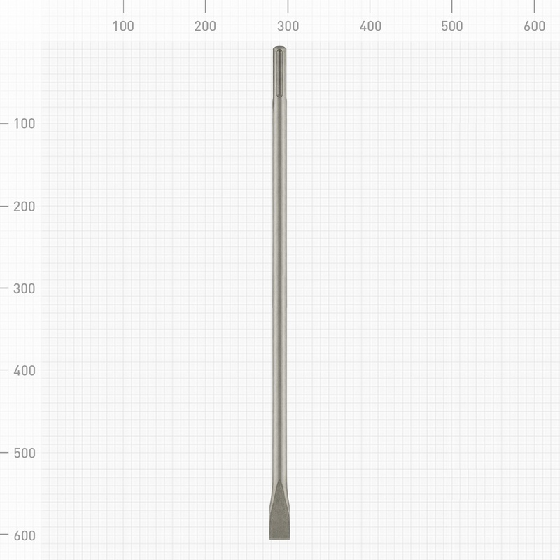 Зубило плоское (лопатка) Trigger 88102 SDS-Max 25х600 мм