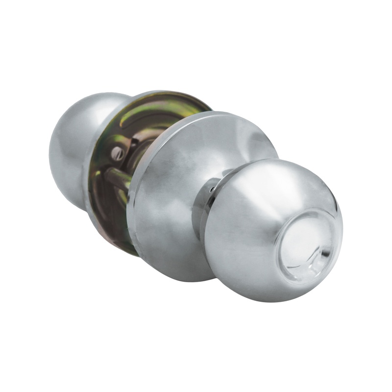 Защелка дверная SCHLOSS 42031 KL-01 с ручкой шар хром (30)