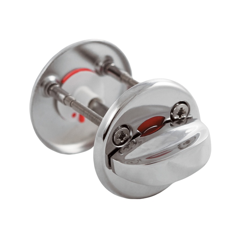 Завертка WC дверная SCHLOSS 02001 хром 50 мм (25/250)