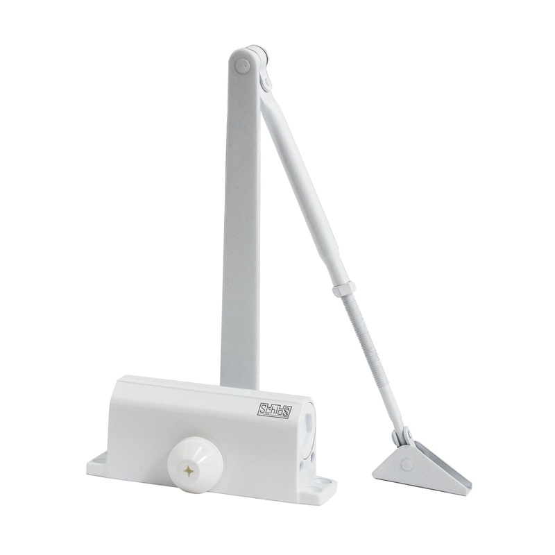 Доводчик SCHLOSS 61003 25-45 кг (макс 60 кг) белый (10)