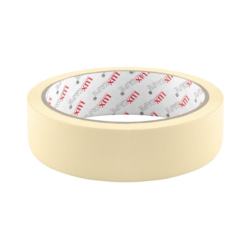 Лента малярная Luxtape, жёлтая, 25 мм х 25 м