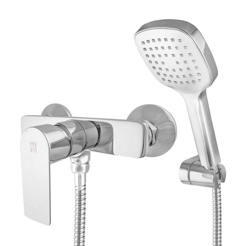 Смеситель для душа Mix&Fix Flash 5102 одноручный с аксессуарами (картридж d=35 мм)