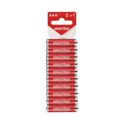 Батарейка алкалиновая Smartbuy, тип LR03/ААА, 1,5 В (10 шт)