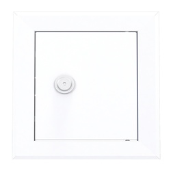 Люк ревизионный металлический, с замком, 200х200 мм