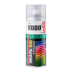 Эмаль универсальная Kudo KU-08017 RAL 8017 шоколадно-коричневый (0,52 л)