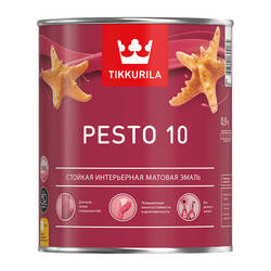 Краска алкидная Tikkurila/Tikkivala Euro Pesto 10 A матовая (0,9 л)