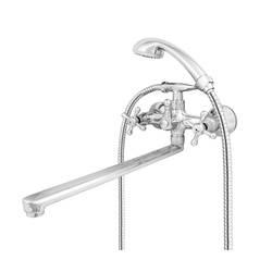 Смеситель для ванны Mix&Fix Soffron 7401-03 с аксессуарами, L- излив 350мм