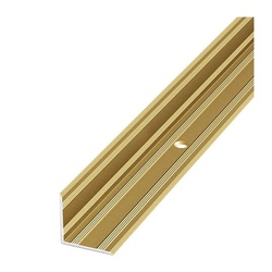 Порог угловой Лука ПУ 05-1-900-02, золото (0,9 м х 20 мм х 20 мм)