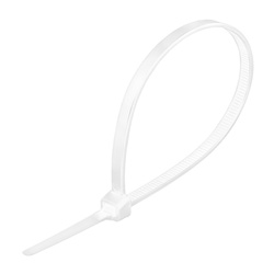 Хомут-стяжка Biber 113615 нейлоновый, белый, 3,6х150 мм (уп.100 шт.)