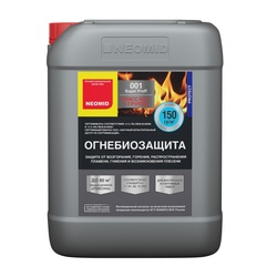 Огнебиозащитный состав Neomid 001 Super Proff - I группа огнезащиты (12 кг)